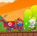 Грузовик Марио против зомби