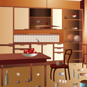 Уборка на кухне - бесплатная игра для девочек